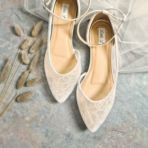 Wedding Shoes - Brides Wedding Bridal Rhinestone Open Lace  white ivory Custom Heels or Flats