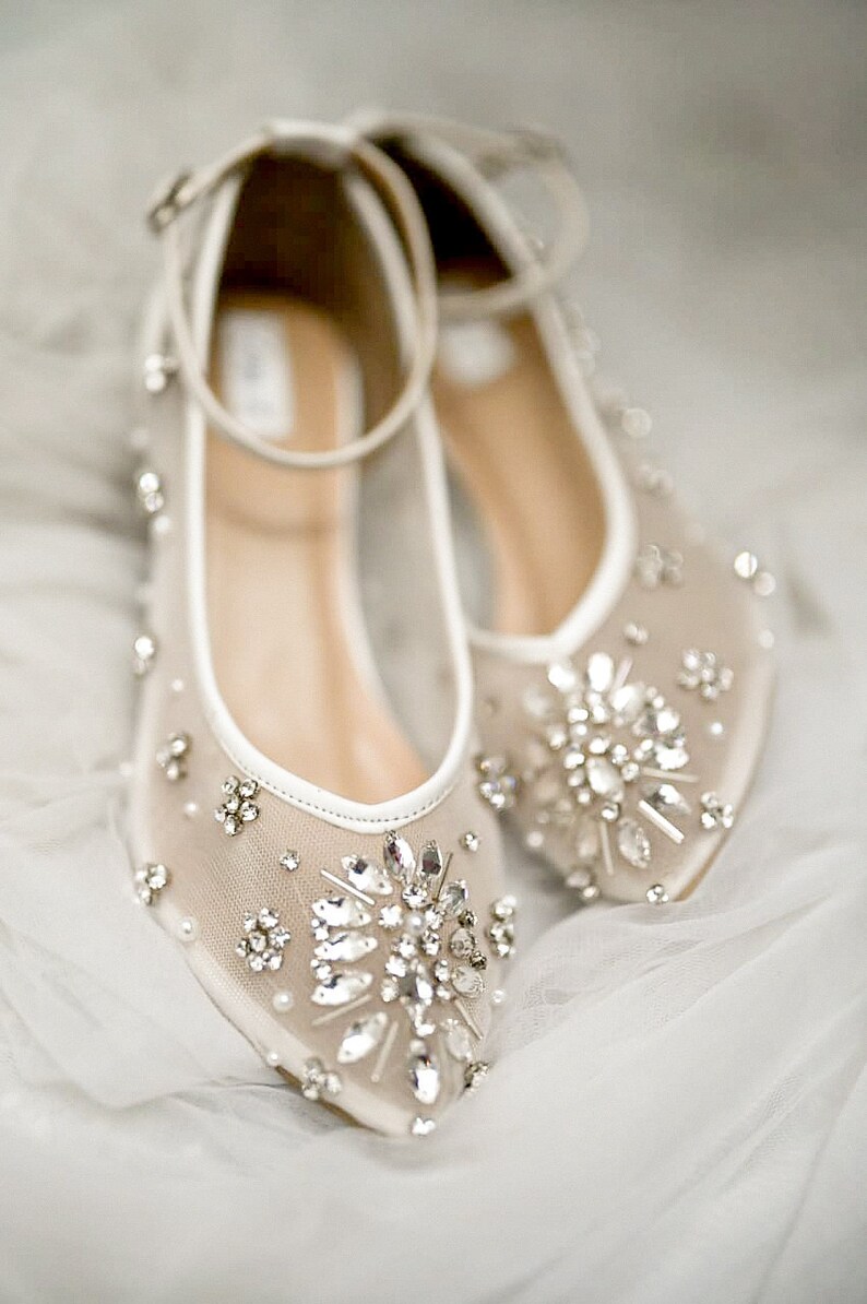transparent wedding shoes