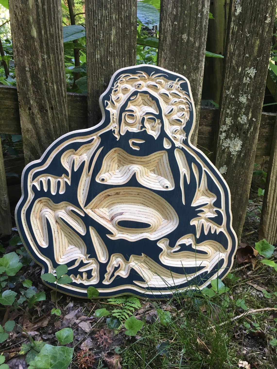 Grateful Dead wall art Carved Wood art Etsy