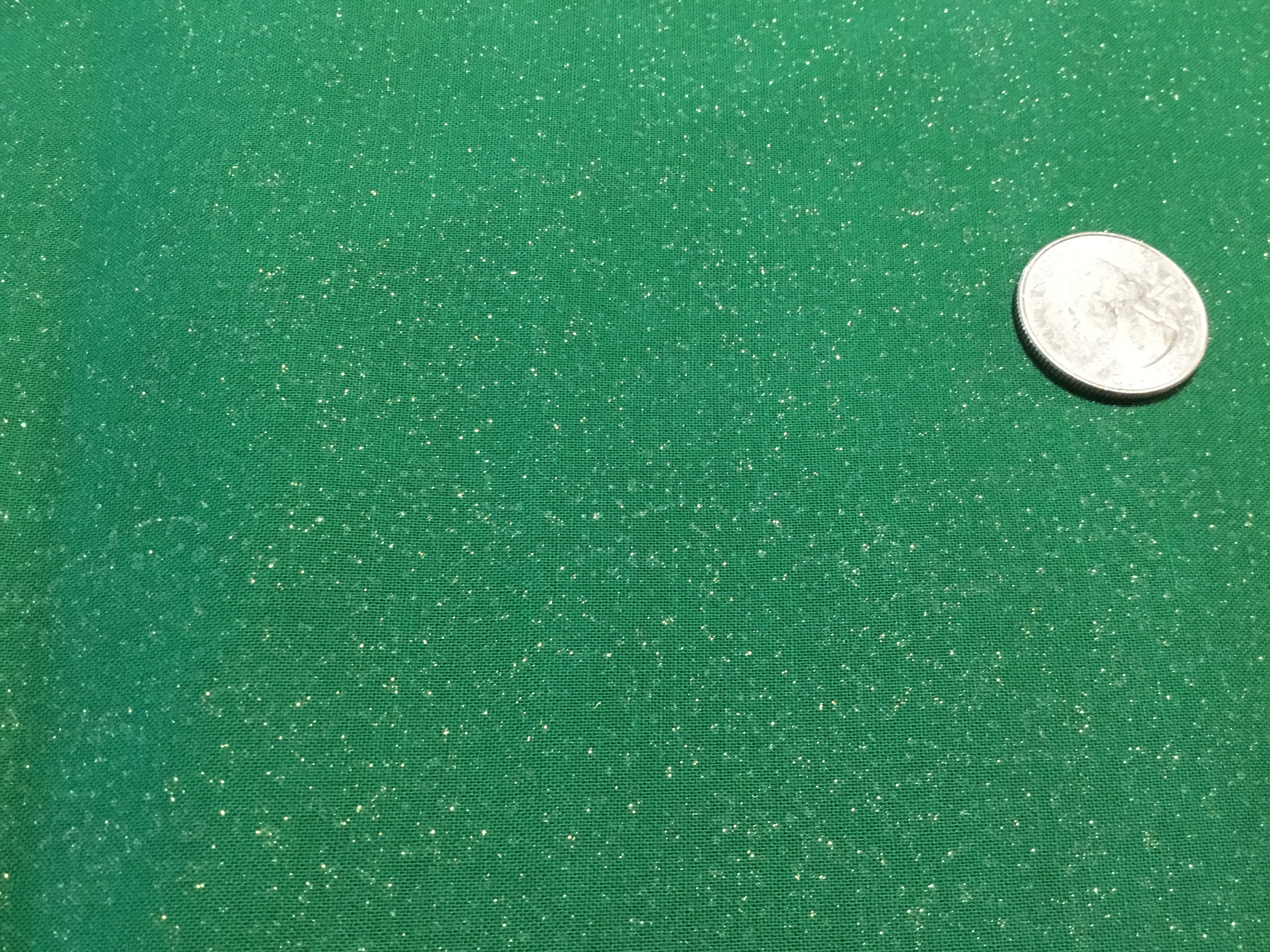 Dark Green with Gold Metallic Flakes 100 Cotton Etsy.de