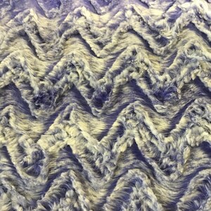 Shannon Minky Luxe Alpine Blue 72” X 60”