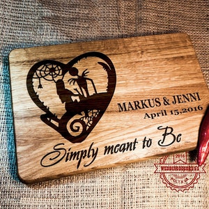 Wedding Gift Cutting Board - 276.1 -  wedding gift / personalized cutting board / wedding Gift Cutting Board
