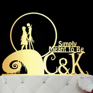 Wedding cake topper - 347.1 - Before Christmas Wedding Cake Topper