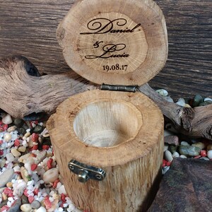 Rustic Ring Box - Personalized Ring Box  ring box wood wedding  Wooden Ring Box  ring box wood  Wood Anniversary Gif  Holder Custom Ring Box