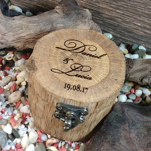 Rustic Ring Box Ring Box - Personalized Ring Box wood - Wedding Country Ring Box  Custom Names Ring Box  Rustic Ring Box  With This Ring Box