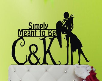 Adorno para tarta de bodas de Jack Skellington - Silueta acrílica М1-01-010