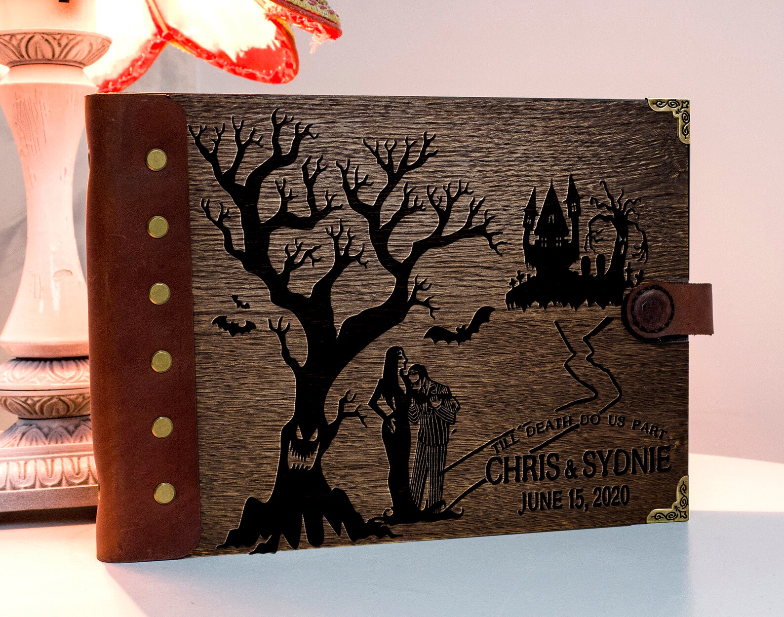 Halloween Wedding Guest Book 294.1 Family Guest Book Etsy