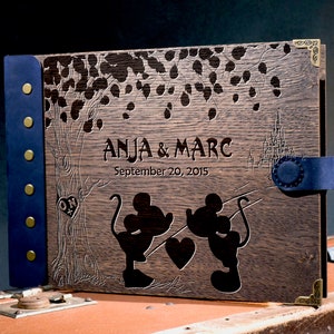 Wedding Guest Book  - 284.1 - Guest Book  wedding / Guest Book Wedding Gift / mouse gift