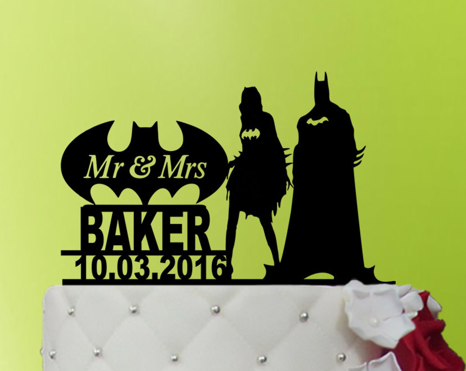 Wedding Cake Topper Batman cake topper Batman Wedding Etsy