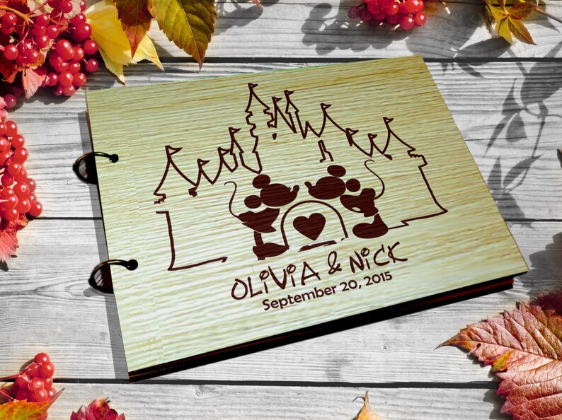 Wedding Guest Book / Guest Book disney wedding / disney Etsy