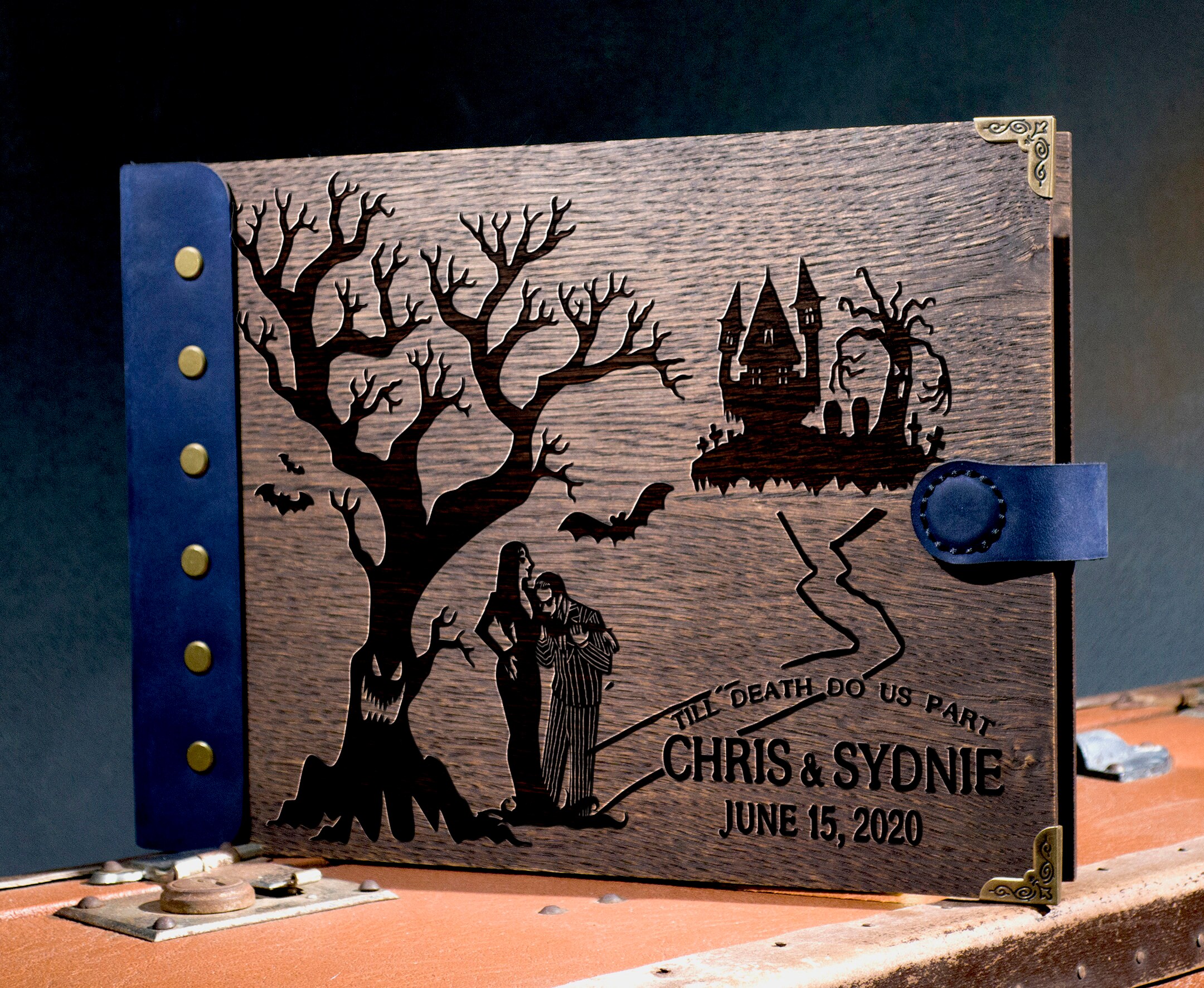 Halloween wedding Guest Book 294.1 Family Guest Book Etsy