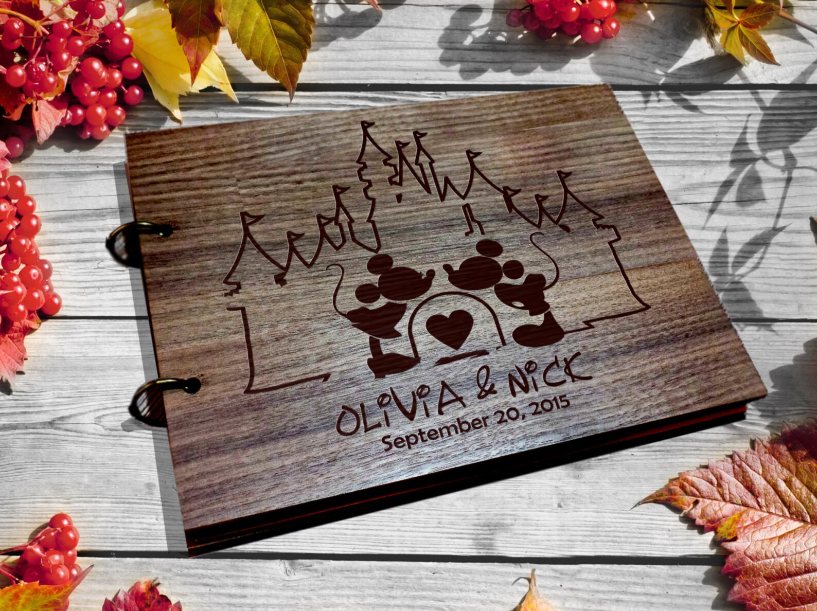 Wedding Guest Book / Guest Book disney wedding / disney Etsy