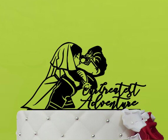 Our Greatest Adventure Wedding Cake Topper Up Cake Topper Etsy
