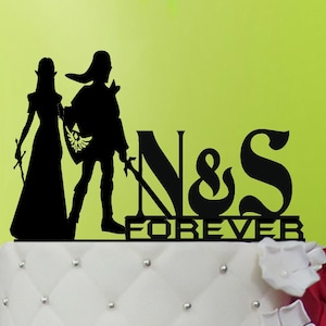 Cake Topper - 350.1 - Wedding Cake Topper - Acrylic Cake Topper