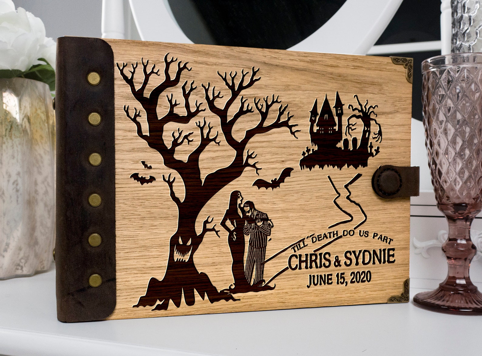 Halloween Wedding Guest Book 294.1 Family Guest Book Etsy