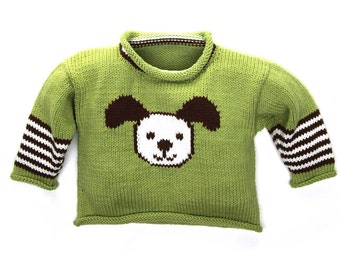 Puppy Pullover Knitting Pattern