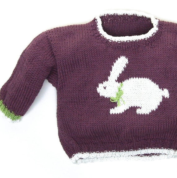 Bunny Pullover Knitting Pattern