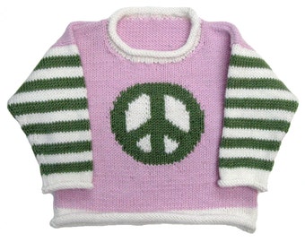 Peace Pullover Knitting Pattern