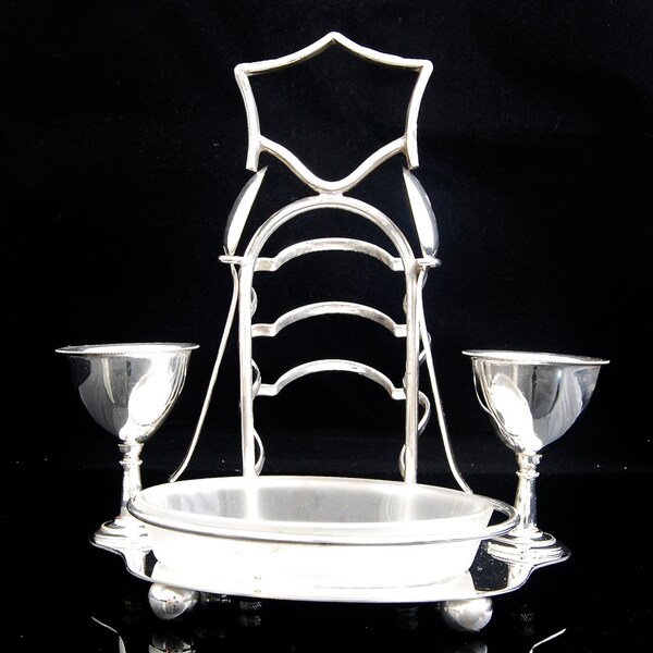 Antique English Silver Plated Breakfast serving set  c.1880