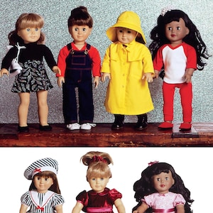 Kwik Sew 2921 Paper Sewing Pattern 18 Doll Clothes image 1