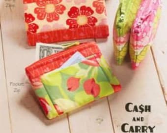 Atkinson Designs - Cash and Carry - Paper Sewing Pattern for Coin Purses