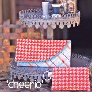 Cheerio - Monedero y llavero ~ Un patrón de costura de papel - por Kati Cupcake - Bolsa de patrón de costura - billetera