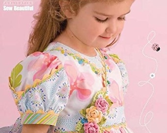 Sewing with Whimsy by Kari Mecca - Paperback pattern book - 96 pages - 2012 - Embellishing techniques - Girls clothing patterns - Rickrack