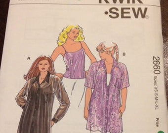 Kwik Sew 2660 - Sheer Blouse and Camisoles - Sizes XS-S-M-L-XL - Paper Sewing Pattern