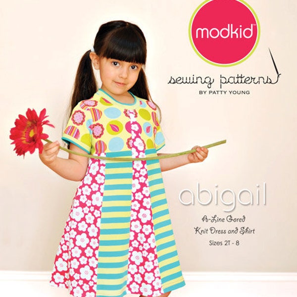 ModKid - Abigail - Paper Sewing Pattern for Girl's Dress