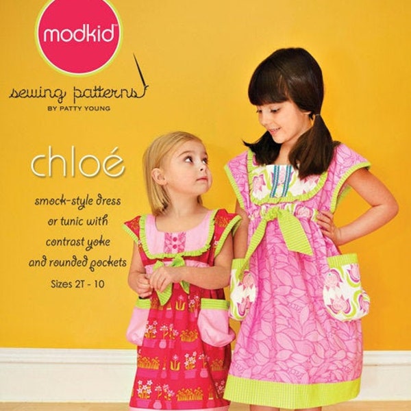 ModKid - Chloe - Paper Sewing Pattern for Girl's dress