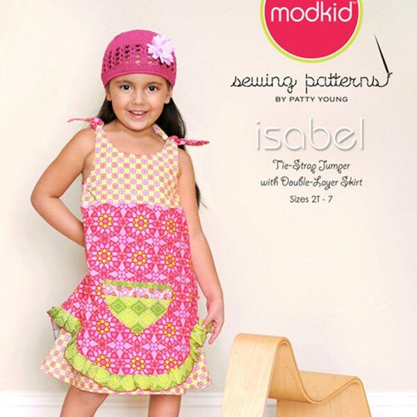 ModKid - Isabel - Paper Sewing Pattern for Girl's Layered Jumper