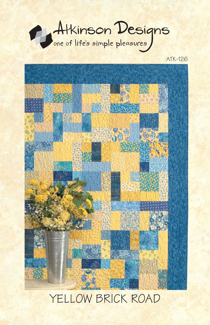 Yellow Brick Road Quilt Pattern by Terry Atkinson A Paper Quilt Pattern