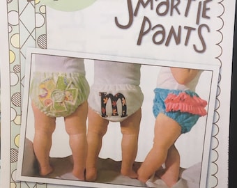 Smartie Pants - Paper pattern for Diaper Covers - by Megan Miles - sizes 0-24 mos - 3 styles