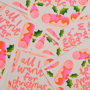 Risograph Printed Christmas Cards image 7