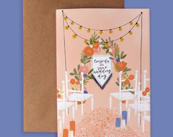 Wedding Day, Congratulations on your Wedding Day Greeting Card