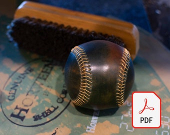 Leather Baseball Pattern