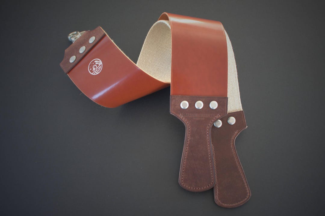 Italian Shell Cordovan Razor Strop – 3