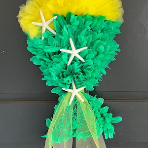 Mermaid tail wreath