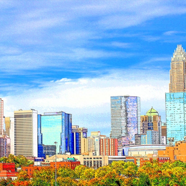 Aquarelle de Charlotte Skyline