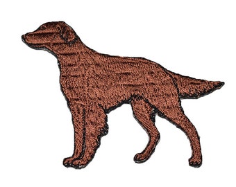 Iron on Labrador: 4" (L) x 3" (H)