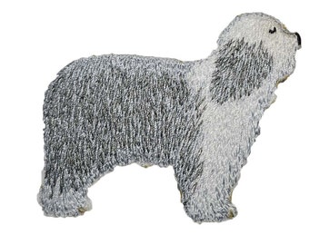Iron on Sheepdog: 3.00" (L) x 2.25" (H)