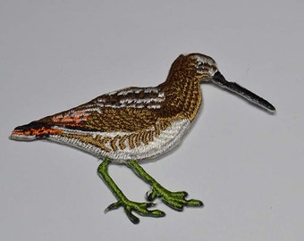 Iron on Shorebird: 3.50" (L) x 2.50 (H)