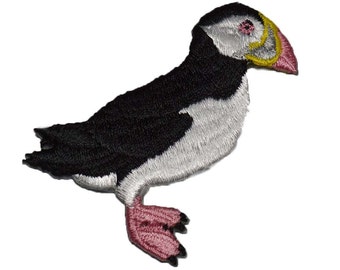 Iron on Puffin: 2" (L) x 2.75" (H)