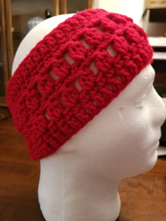 Red Headband/Ear warmer