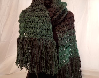 Extra langer Bommelschal Wrap