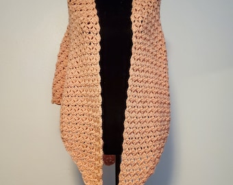 Weicher Pfirsich Schal