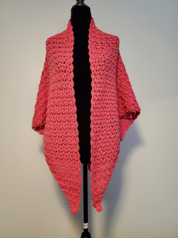 Raspberry Shawl