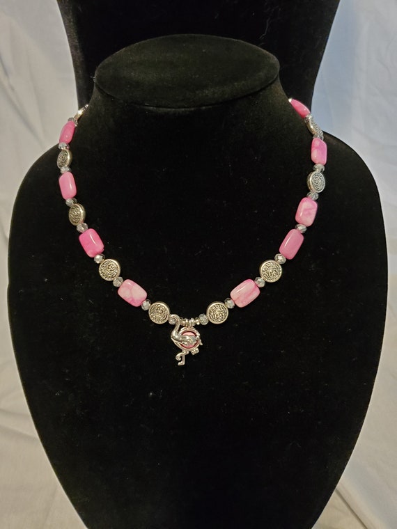 Pink Flamingo Necklace