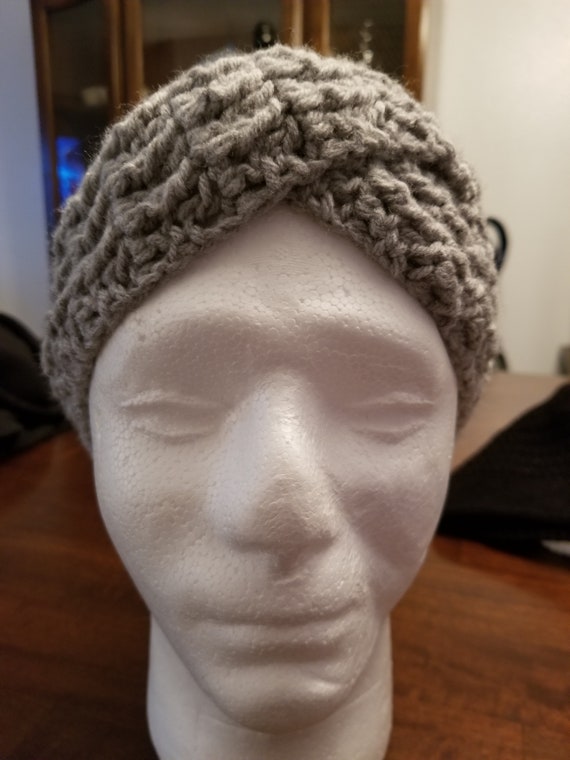 Light Gray Twist Headband