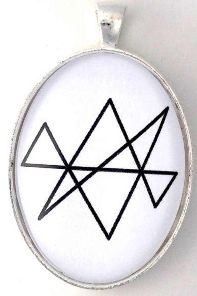 MIDAS STAR Reiki Symbol Sterling Silver Pendant Midas Star Etsy